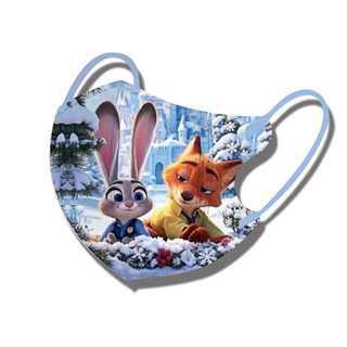 Mặt nạ trẻ em 3-12 tuổi tiêu chuẩn quốc gia mới 3D Crazy Animal City Judith Nick mặt nạ bảo vệ hoạt hình dùng một lần mặt nạ học sinh có giá trị cao bao bì độc lập