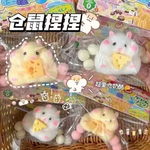 Cao Su Mềm Hamster Phục Hồi Giải Nén Cảm Thấy Siêu Mềm Đồ Chơi Dễ Thương Tự Chế Kích Thước Lớn TPR Giải Nén Dụng Cụ Tiện Dụng 5.8