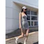 Pure Desire Sling Hot Girl Slim-fit Slimmer Look Phong Cách Mới Nhỏ Skinny Váy Đen Váy Ngắn