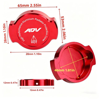 Nắp tản nhiệt bằng nhôm CNC & Bảo vệ máy bơm nước cho HONDA ADV 160 / ADV 150