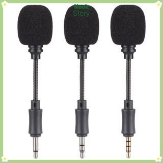Micro Phỏng Vấn NOOKSTORY 3.5 mm Di Động Điện Thoại Di Động Studio Điện Thoại Thông Minh Megaphone Stereo Mic