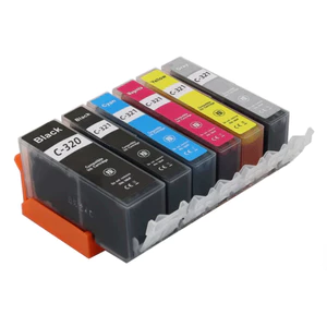 Thích hợp cho hộp mực CANON BCI-320 BCI-321 CANON iP3600 iP4600 MP540 MP980 MX860 MX870 Hộp mực máy in Nhật Bản BCI-320PGBK 321