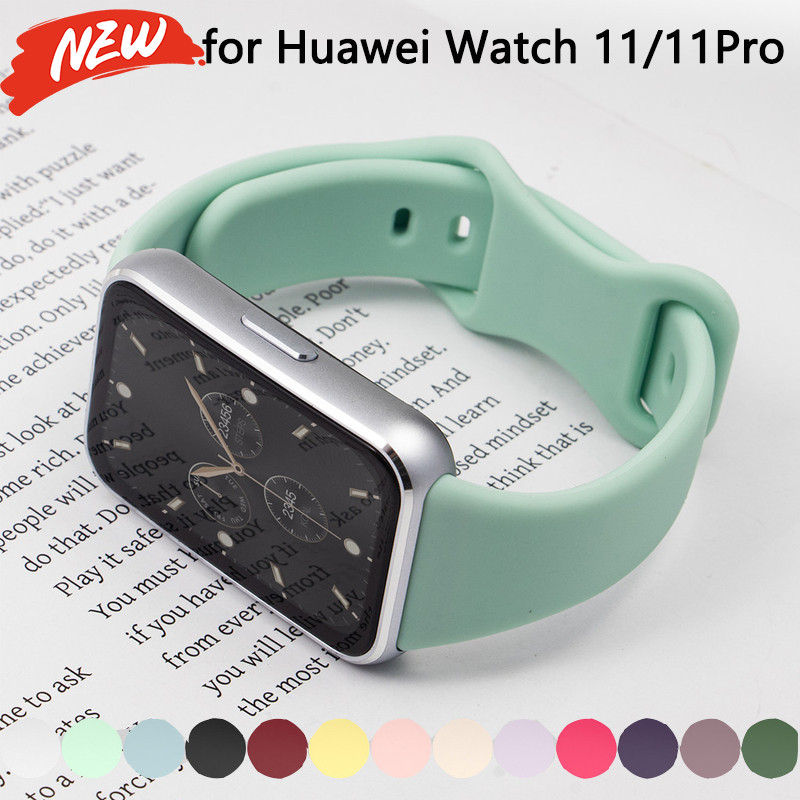 Dây đeo silicon thể thao Silm cho Huawei Watch 11 / 11Pro / 11 NFC / 11Pro Vòng đeo tay thay thế dây đeo NFC