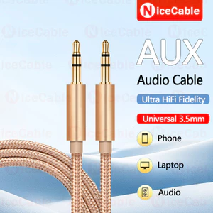 Cáp Âm Thanh Aux Đa Năng 3.5MM Âm Thanh Nylon Bện Độ Trung Thực Cao Chất Lượng Âm Thanh Stereo Âm Thanh Khả Năng Tương Thích Rộng Cáp Âm Thanh Aux Cho MP3 Loa Điện Thoại