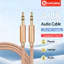 Cáp Âm Thanh Aux Đa Năng 3.5MM Âm Thanh Nylon Bện Độ Trung Thực Cao Chất Lượng Âm Thanh Stereo Âm Thanh Khả Năng Tương Thích Rộng Cáp Âm Thanh Aux Cho MP3 Loa Điện Thoại
