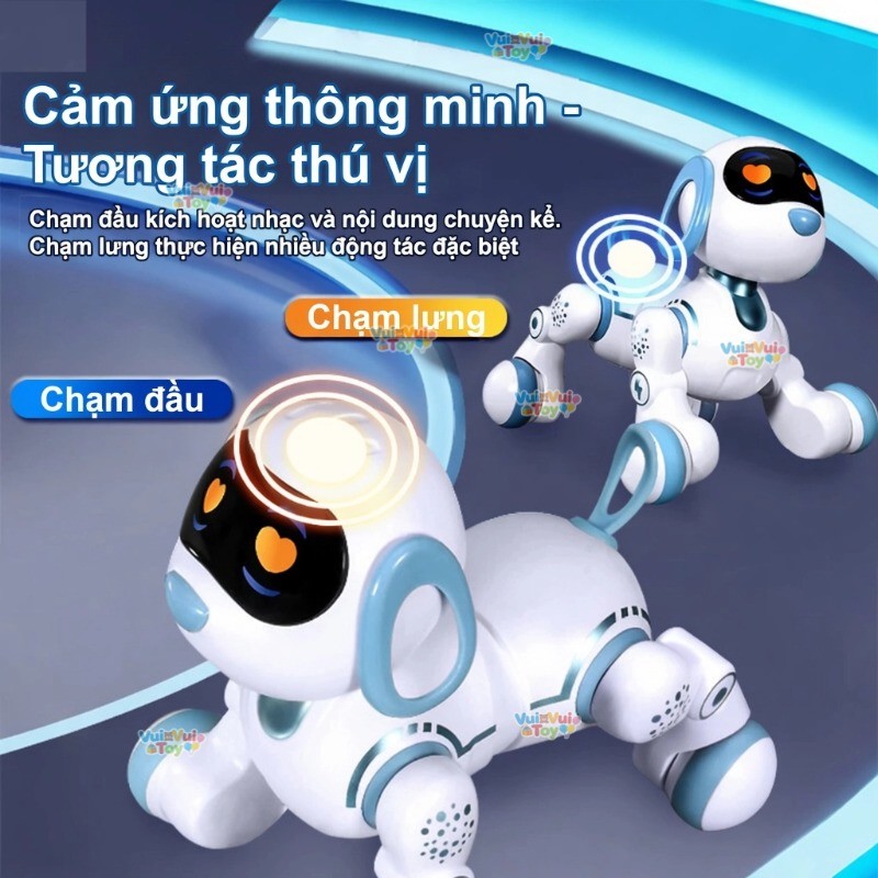 Robot Chó/Mèo Điều Khiển Lập Trình - Đồ Chơi Giáo Dục Sớm & Bạn Đồng Hành Học Tập Cho Bé