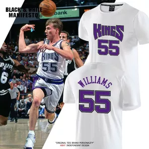 Kings White Chocolate Williams - Áo Thun Nam Dáng Rộng Tay Ngắn