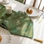 Khăn Trải Bàn Dài Họa Tiết Trúc Xanh Phong Cách Trung Hoa Sang Trọng Vải Jacquard Dày Dặn Cao Cấp Cho Bàn Ăn Bàn Trà
