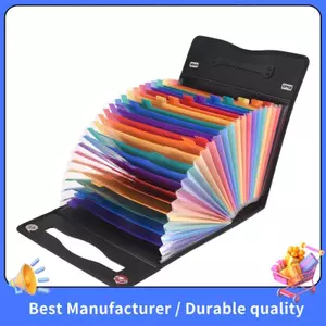 24 Túi Mở Rộng Thư Mục Tập Tin Accordian File Organizer, Giấy Nhựa Giấy Biên Nhận Tài Liệu Người Tổ Chức Cho Doanh Nghiệp,