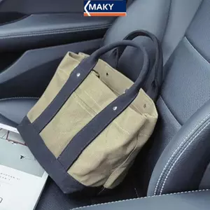 MAKY Túi xách nữ bán chạy nhất Túi đựng đồ ăn trưa bằng vải Canvas cao cấp Phong cách Nhật Bản mới VN