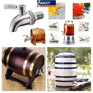 MAKY 304 Thép Không Gỉ Spigot Vòi Nước Cho Bia Nước Giải Khát Uống Rượu Thùng Đựng Tập VN