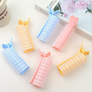 【Roshy】kẹp tạo kiểu tóc mái bồng bềnh Kẹp tạo kiểu tóc mái lô cuốn tóc hình mỏ vịt kẹp tóc uốn xoăn cầm tay
