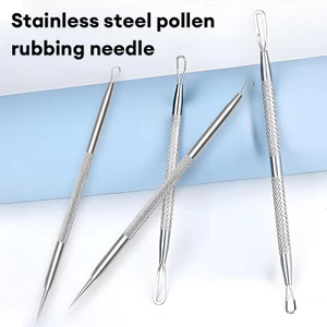 【Roshy】Thép không gỉ Kim trị mụn Dụng cụ Chăm sóc da mặt Loại bỏ mụn đầu đen Kim Làm đẹp