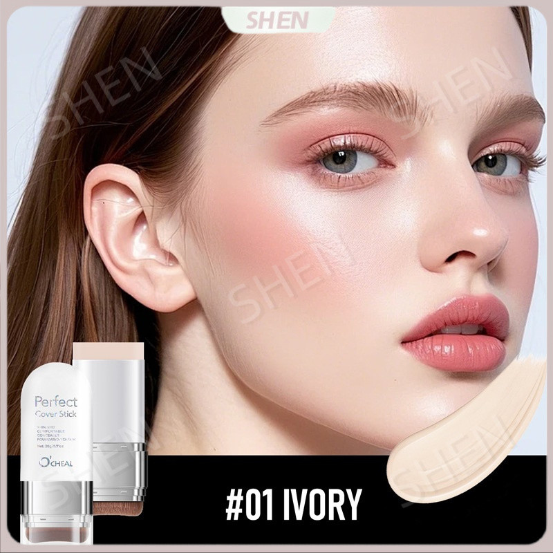 D.G Kem che khuyết điểm Kem che khuyết điểm Dưỡng ẩm trong suốt Trang điểm khỏa thân lâu trôi tự nhiên với đầu cọ