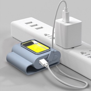 Đèn băng đô đa năng kết hợp kẹp cổ áo sạc USB Không cần dùng tay،Cảnh báo an toàn،Sạc USB tiện lợi