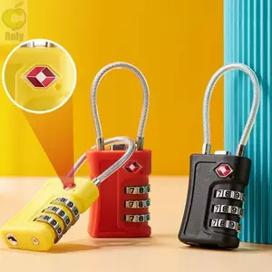 Khóa mật khẩu hải quan ROLY, Công cụ bảo mật chống trộm Khóa kết hợp 3 chữ số, Khóa móc dây bền Khóa tủ TSA Du lịch
