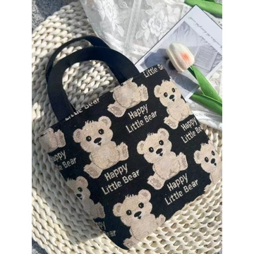 Túi Vải Nữ Thời Trang Thường Ngày Túi Đeo Vai Làm Việc Túi Tote Túi Tote Túi Tote Túi Vải Hoạt Hình Thêu Túi