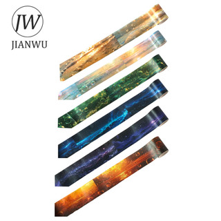 JIANWU Đuổi Sóng Và Dòng Thời Gian Vintage Bong Bóng Biển Phong Cảnh Chất Liệu Cắt Băng Washi Sáng Tạo DIY Tạp Chí Văn Phòng Phẩm