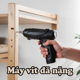 Tua vít khoan không dây 90 độ có thể gập lại Bộ 47 mảnh Pin Lithium Đèn LED sửa chữa tại nhà