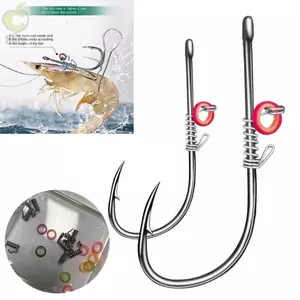 Rolys 10 Chiếc Móc Cá Carbon Cao Cấp, Phù Hợp Cho Wacky Weedless và Mồi Sống như Giun Pickerel, Tôm - Dùng cho Câu Cá Biển và Nước Ngọt