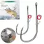 Rolys 10 Chiếc Móc Cá Carbon Cao Cấp, Phù Hợp Cho Wacky Weedless và Mồi Sống như Giun Pickerel, Tôm - Dùng cho Câu Cá Biển và Nước Ngọt