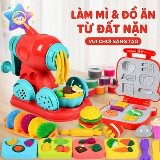 Trẻ Em Chơi Bột Pasta Maker Đồ Chơi Mô Hình Đất Sét Nhà Bếp Sáng Tạo Động Cơ Tốt An Toàn Tự Nhiên