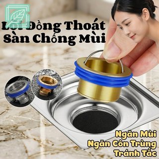 Lõi thoát nước sàn bằng đồng nguyên chất Chống mùi Chống chặn cống thoát nước Bẫy phòng tắm Vỏ thoát nước nhà bếp