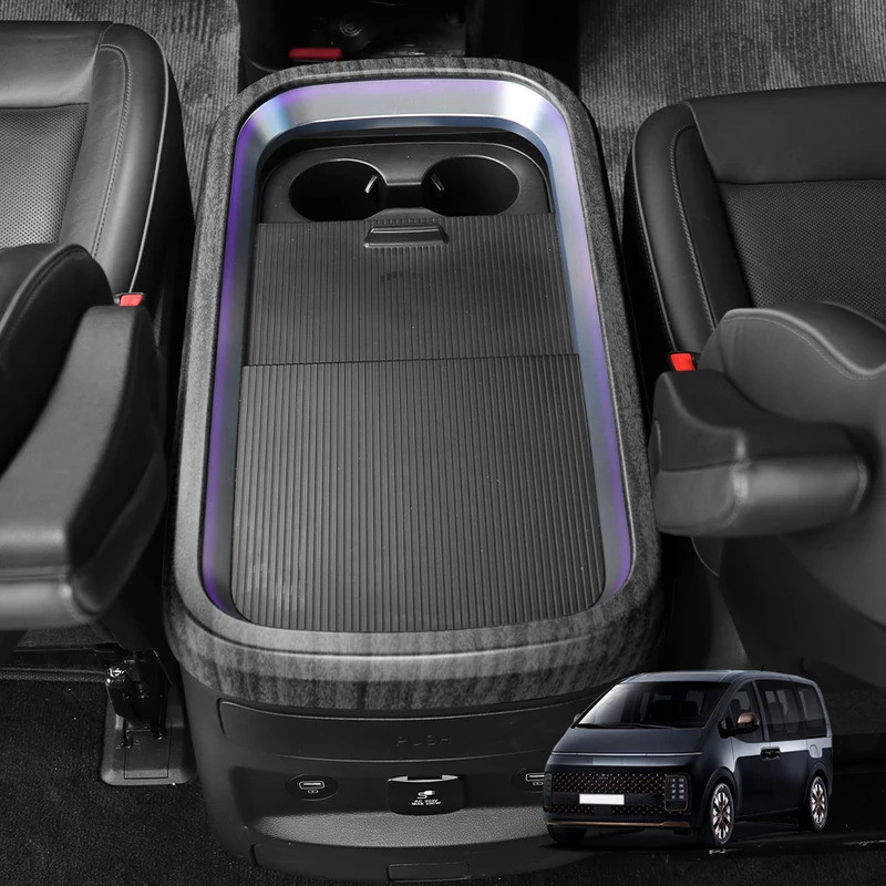 Dành Cho Xe Hyundai Staria 2021-2026 Xe Điều Chỉnh Hộp Bảo Quản Trên Trang Trí Bao Viền Nội Thất Ô Tô Trang Trí Phụ Kiện