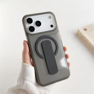 Ốp Điện Thoại 17Pro Phong Cách Mới iPhone16proma Giá Đỡ Nhẫn Trong Suốt Bao Gồm Tất Cả Chống Sốc