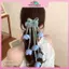 MYPANDA Scrunchie Dây Buộc Tóc Họa Tiết Hoa và Phụ Kiện Treo - Phụ Kiên Tóc Elegant dành cho Nữ