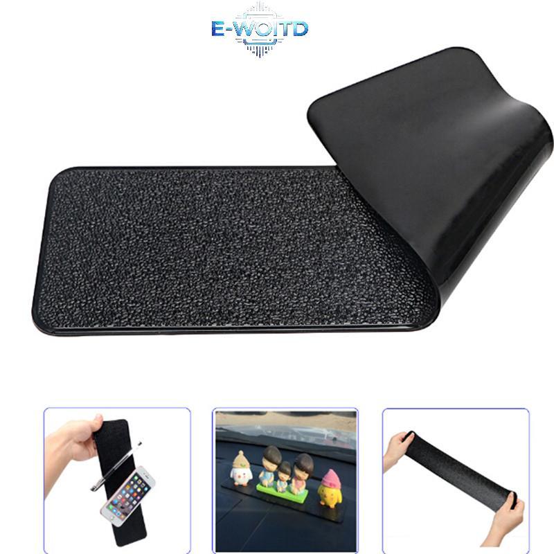 E-WOITD Kích Thước Lớn Chống Trơn Trượt Bảng Điều Khiển Ô Tô Stiy Pad Thảm Chống Trơn Trượt GPS Giá Đỡ Điện Thoại PU E-WOITD