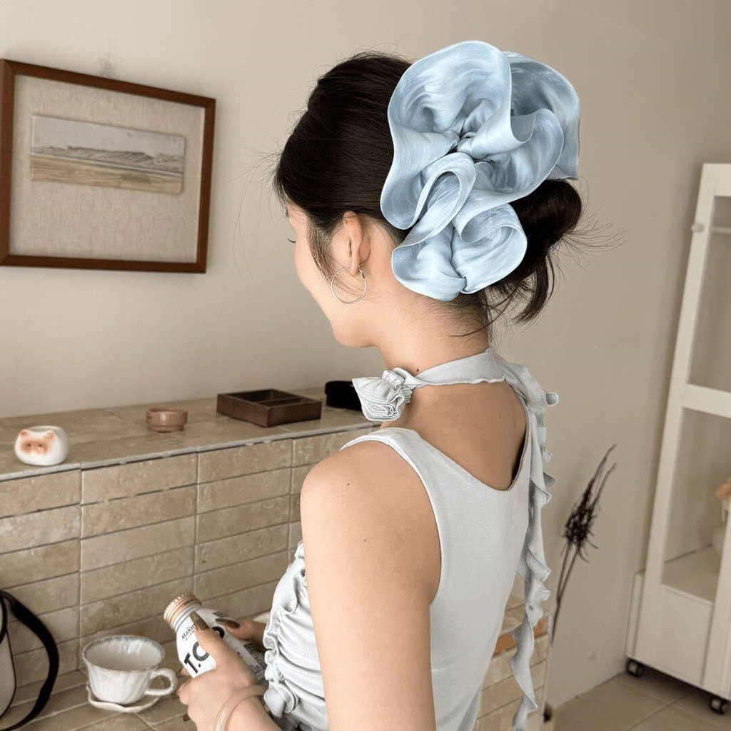 Mới - Kẹp Tóc Cao Cấp Với Thiết Kế Đám Mây, Phù Hợp Mọi Dịp