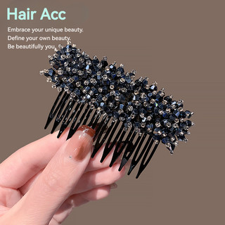 Phụ kiện tóc công chúa phong cách Hàn Quốc mới, cảm giác cao cấp với kim cương pha lê