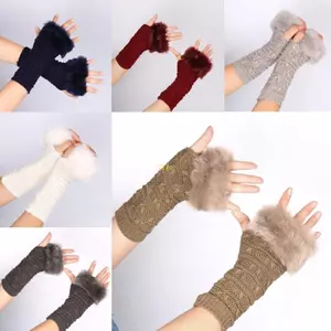 Găng Tay Half-Finger Knit Touchscreen - Quà TặngChristmas Phù Hợp Nam và Nữ