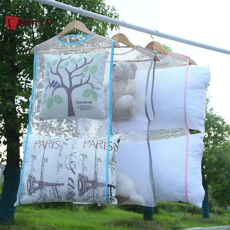 CMinYP Lưới Sấy Ngoài Trời Chống Gió Gối Ban Công Quần Áo Ra Đa Năng Dụng Cụ Vệ Sinh Sáng Tạo Đồ Dùng Gia Đình Vinh Quang
