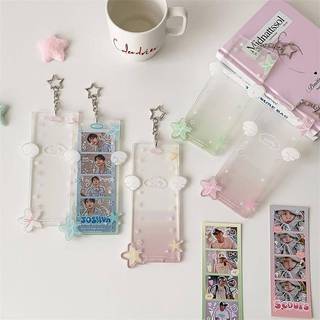 [pengtao23] Hộp đựng thẻ Photocard Fourpartment Ngôi sao dễ thương Hộp đựng thẻ Acrylic Hình ảnh thần tượng Màn hình hiển thị Thẻ bảo vệ Mặt dây chuyền DIY Trang trí Quà tặng [có sẵn]