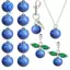 10 Miếng 3D Blueberry Trái Cây Quyến Rũ Nhựa Bluberry Quyến Rũ Để Làm Trang Sức Vòng Tay Bông Tai Mặt Dây Chuyền