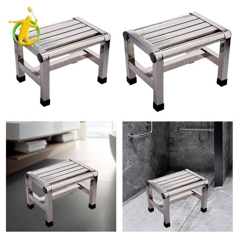 Ghế Thay Giày Inox Chống Va Chạm Góc Phân Cho Phòng Tắm Ghế Tắm Người Lớn Trẻ Em Tắm Thiết Kế Hiện Đại