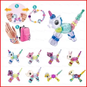 Vòng tay đàn hồi BH2 Magic có thể biến thành động vật dễ thương DIY cho bé gái HB2
