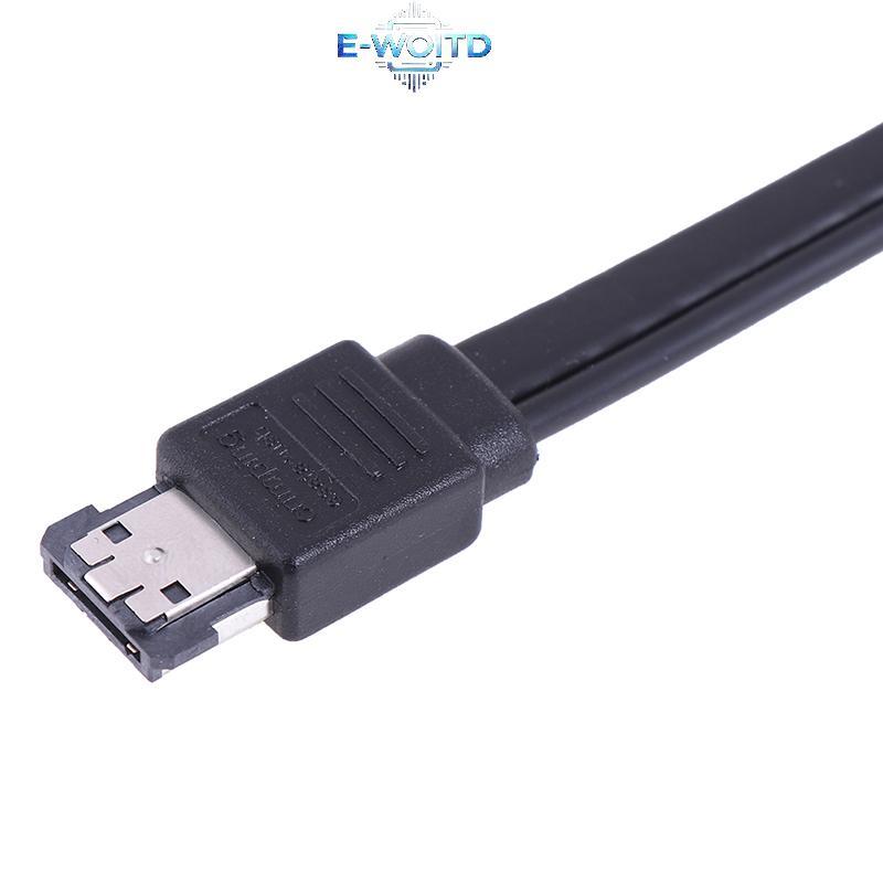 E-WOITD Power esata usb 2.0 5v 12vbo đến 2.5 '' 3.5 '' 22pin sata hdd cáp chuyển đổi E-WOITD