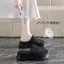Mùa hè Phong Cách Mới Full-Hollow Lưới Lớn Thoáng Khí Baotou NửaDrag Đế Dày HeSlippers Dép Nữ