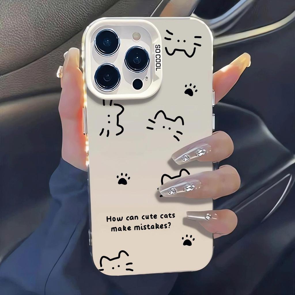 Mèo con Ứng dụng iPhone 17/16/15pro Bạc 15/14/13pro Dễ thương 12/11 Đơn giản hàng ngày
