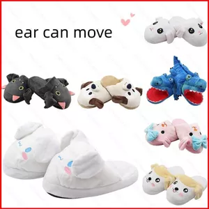 ST2 Cinnamoroll giai điệu tai có thể di chuyển dép Sáng tạo và đáng yêu mùa thu đông dép đi trong nhà sang trọng giày dễ thương TS