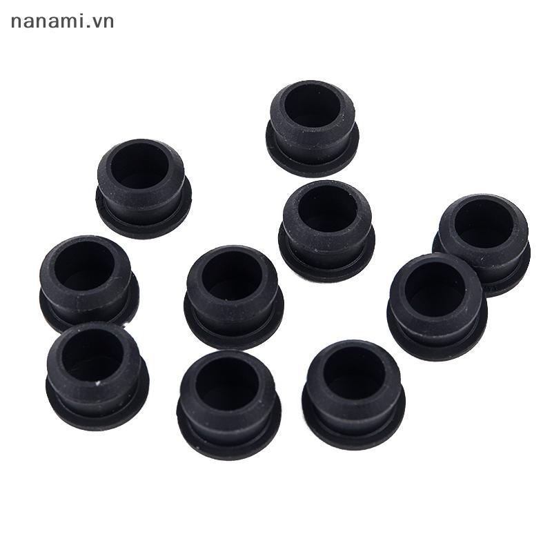 [nanami] 10 chiếc Nút cắm lỗ gắn cao su silicon 2,5-14mm nking End Caps Nút chặn kín [VN]