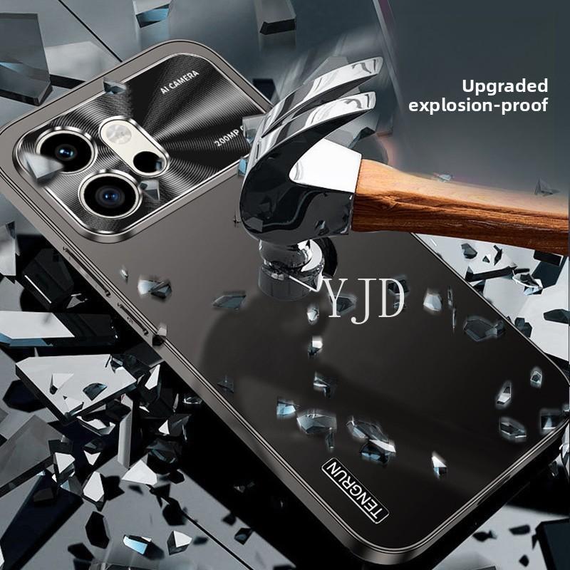 Ốp lưng cho Honor 600 Pro Mặt sau kim loại mờ Vỏ điện thoại chống rơi