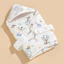Chăn gạc cotton nguyên chất cho bé sơ sinh, khăn tắm trùm đầu, dùng mùa xuân hè WACA