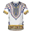 Mùa Hè Nam Châu Phi Dashiki Áo Thun Truyền Thống Tay Ngắn Cổ Điển Dạo Phố Phong Cách Dân Tộc