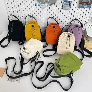 E-WOITD Túi Đeo Vai Di Động Nylon Chống Thấm Nước Nữ Túi Điện Thoại Di Động Nhỏ Thể Thao Ngoài Trời Người Đeo Ngang Túi Bình Nước Thông Thường Túi E-WOITD