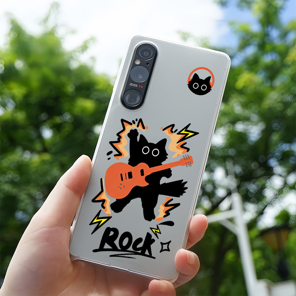 ROCK Cat Vỏ điện thoại Sony Xperia 1 II/III/IV/V, Xperia 5 II/III, Xperia 10 II/III/V, mỏng cứng, half-wrap, micro matte