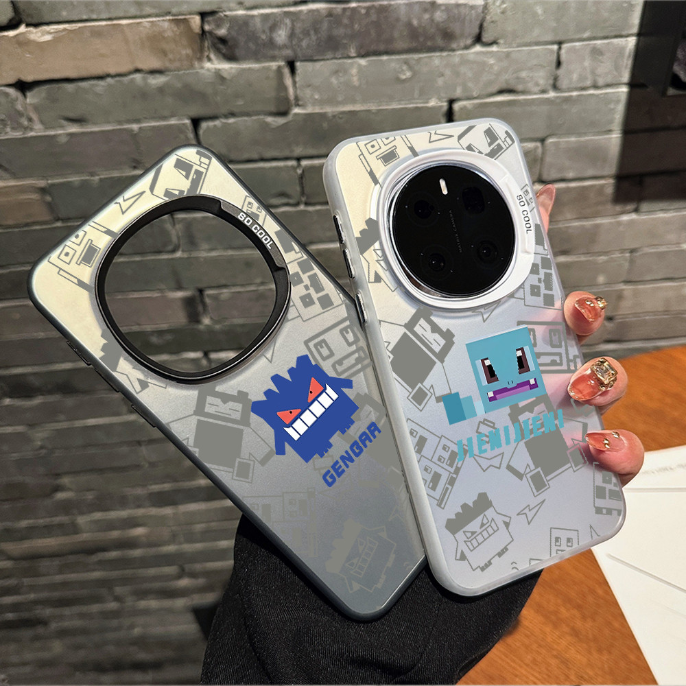 Vỏ điện thoại cứng micro matte Gengar dễ thương cho Honor Magic 8 Pro/7 Pro/6 Pro GT Pro/Win RT/X60 Pro/Honor 400/300/X9D/X9C